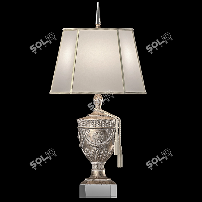 Athena 33 Table Lamp White 3D model image 1