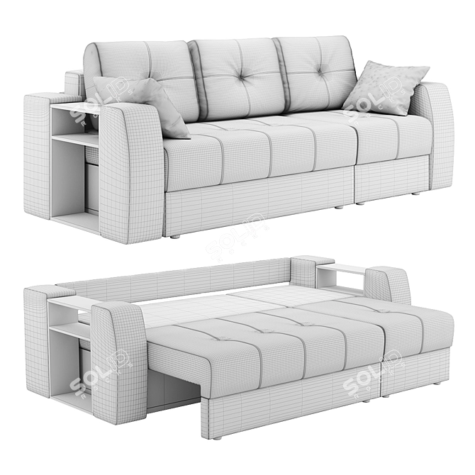 Optimus Transforming Sofa Bed 3D model image 3