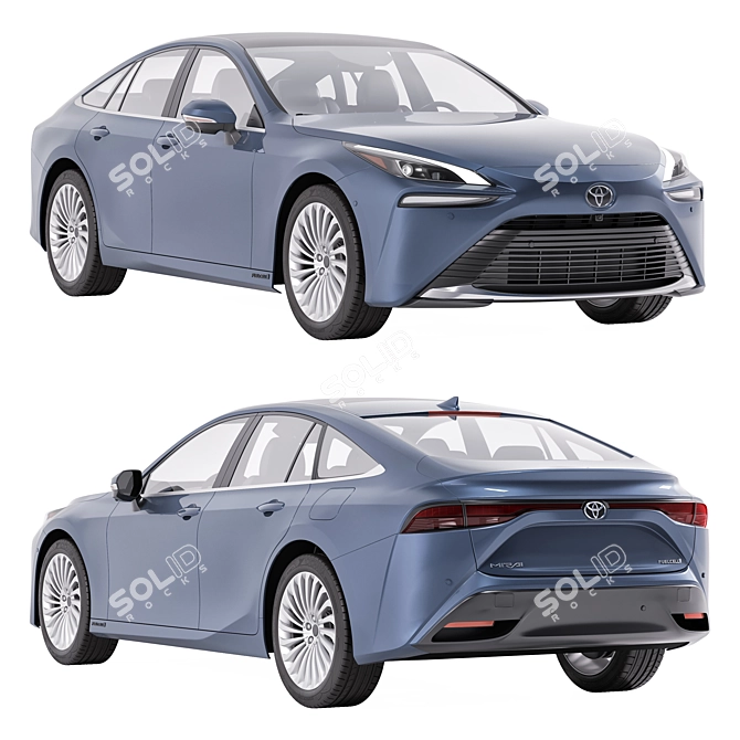 Toyota Mirai 3D Model Archive 3D model image 1