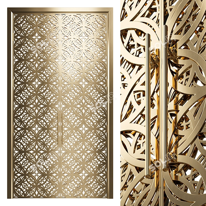 Arabic Modern Door 563 3D model image 1