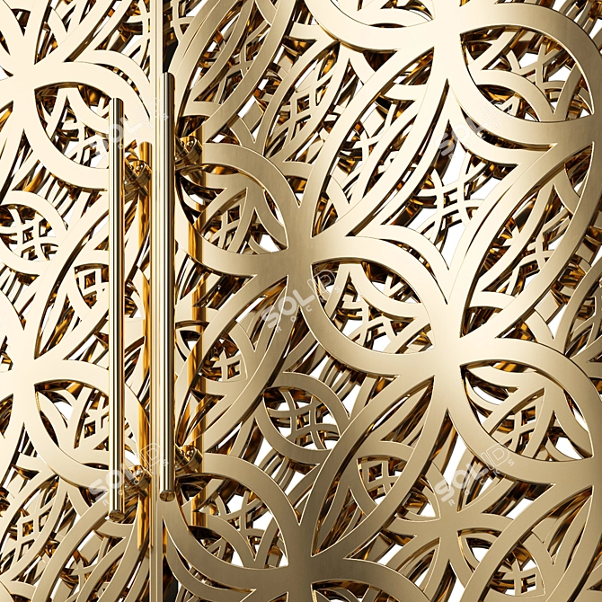 Arabic Modern Door 563 3D model image 4