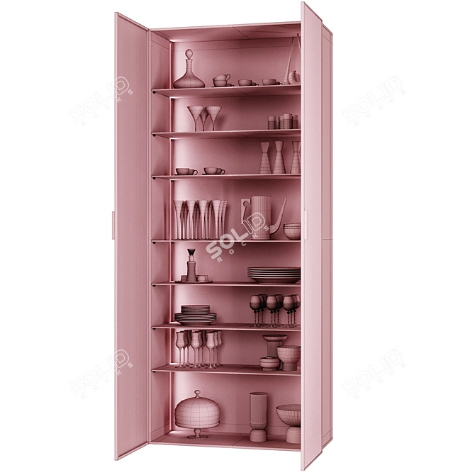 Translation: Cabinet / Cupboard

Russian Cabinet Display Case 3D model image 3