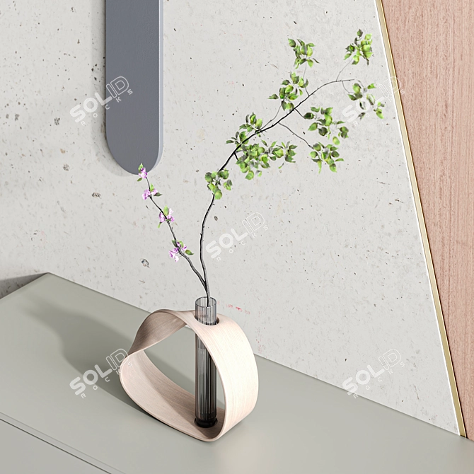 Storm Bed Headboard Set 3D model image 5