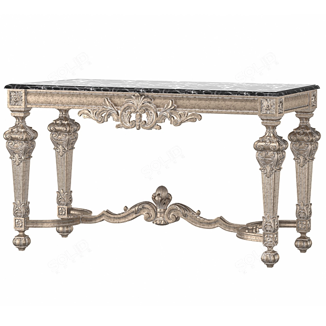 Roberto Giovannini Art Deco Console 3D model image 1