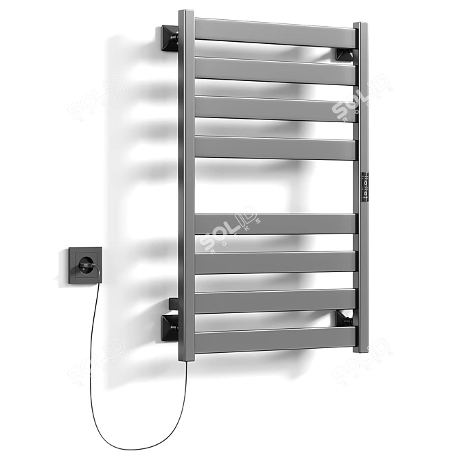 Electric Towel Warmer Altasan RoundProf 3D model image 1