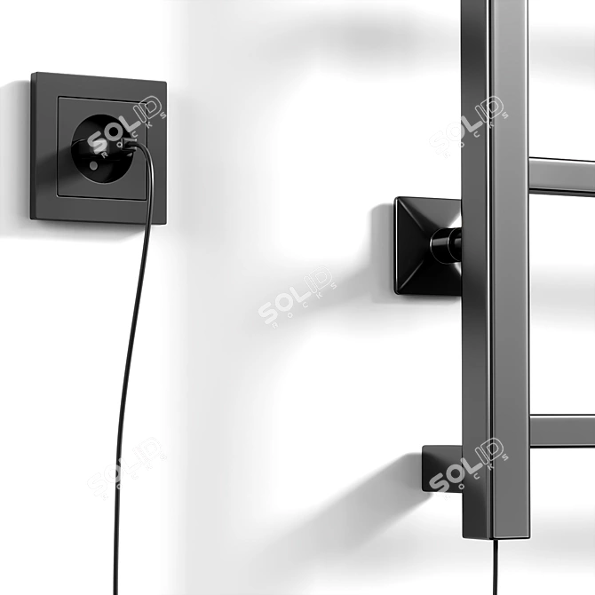 Altasan SkalaProf Electric Towel Warmer 3D model image 2