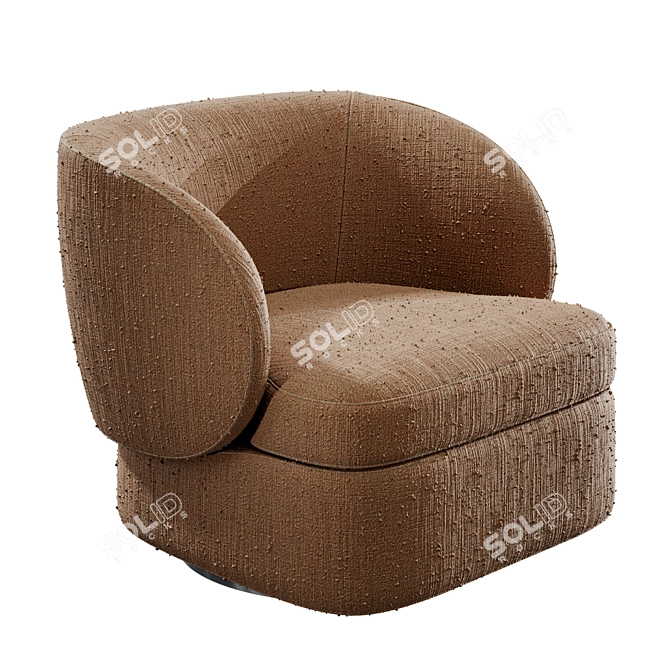 Elegant Versatile SOBI Side Table 3D model image 2