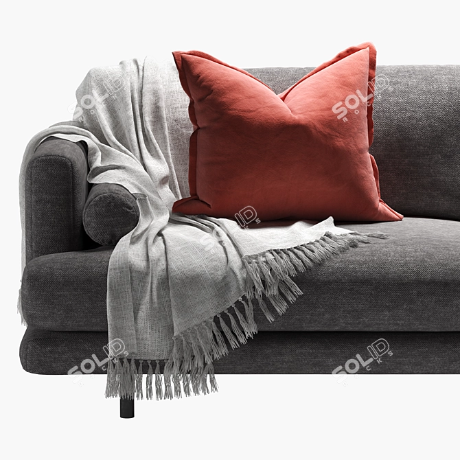 Modern Contemporary Mercury Sofa Set 3D model image 4