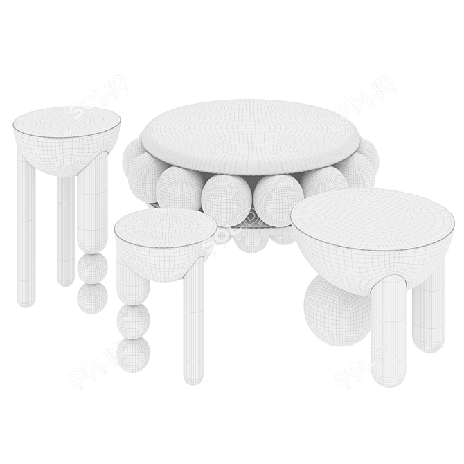 Bohinc Designer Coffee Tables Collection 3D model image 7