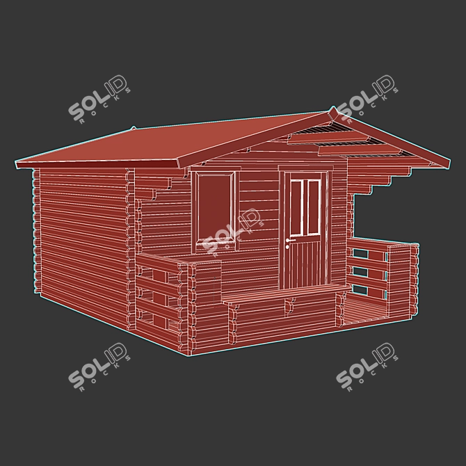 Garden Shed 3: Spacious Retreat 3D model image 6