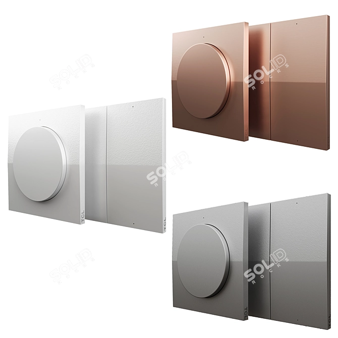 Smart Panel Switch Set 3D model image 6