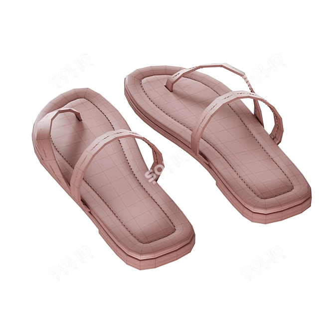 Comfort Sandals by Zara Home 3D model image 3