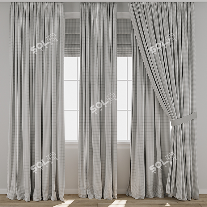  Curtain 3D Model Archive 3D model image 3