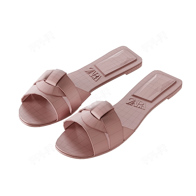 Flat Sole Sandals by Zara Home2 3D model image 3