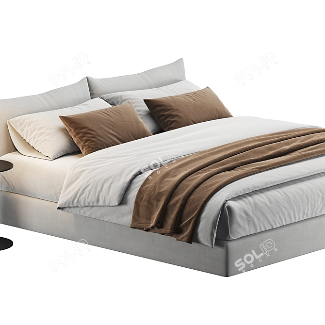 Luxury 3D Dream Bed 2015 3D model image 2