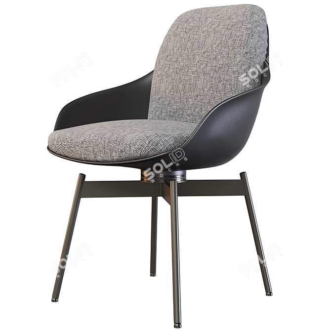 Rolf Benz Jua Outdoor Chair 3D model image 1