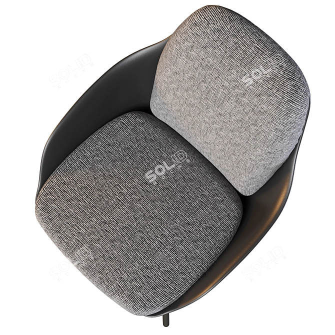 Rolf Benz Jua Outdoor Chair 3D model image 4