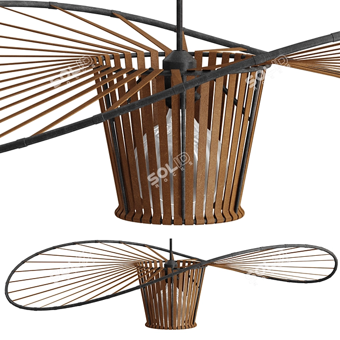 Modern HAT WEB Pendant Lamp 3D model image 6