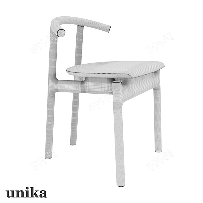 Hans Soft Seat Support Stool 3D model image 4