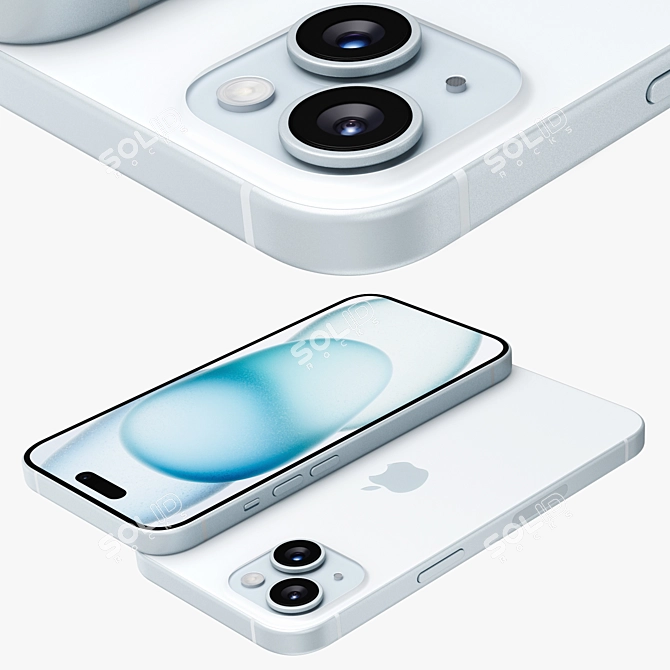 iPhone 15 Render Model Upgrade 3D model image 5