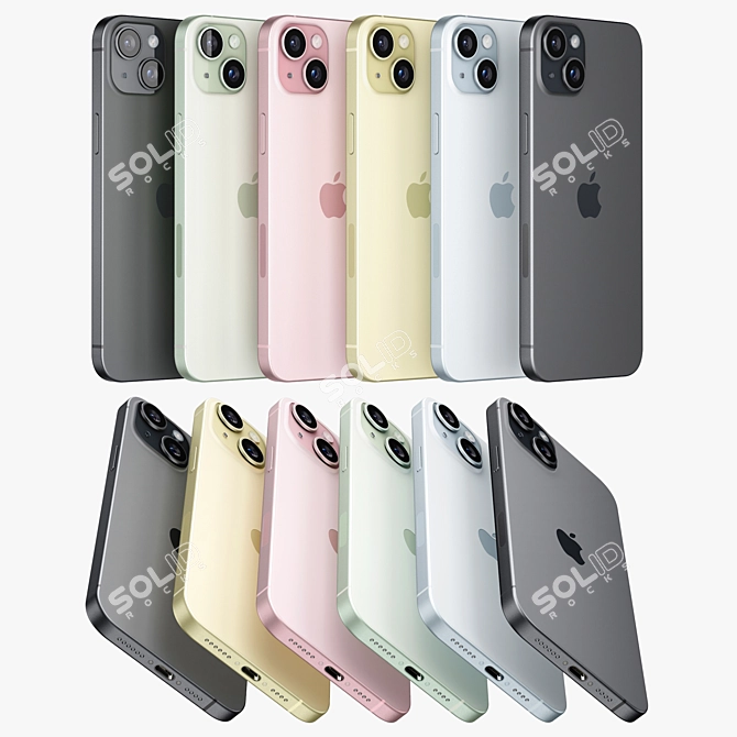  Apple iPhone 15 Plus Renders 3D model image 4