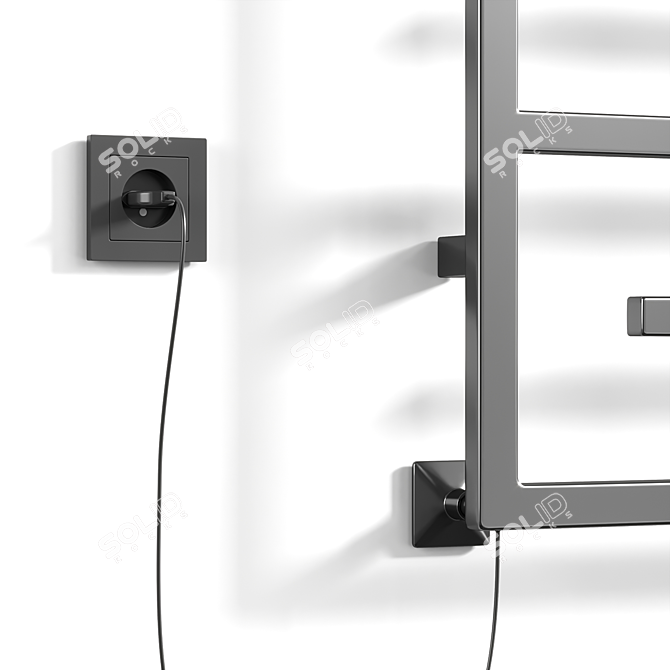 Electric Towel Warmer Altasan LabyrinthProf 3D model image 2