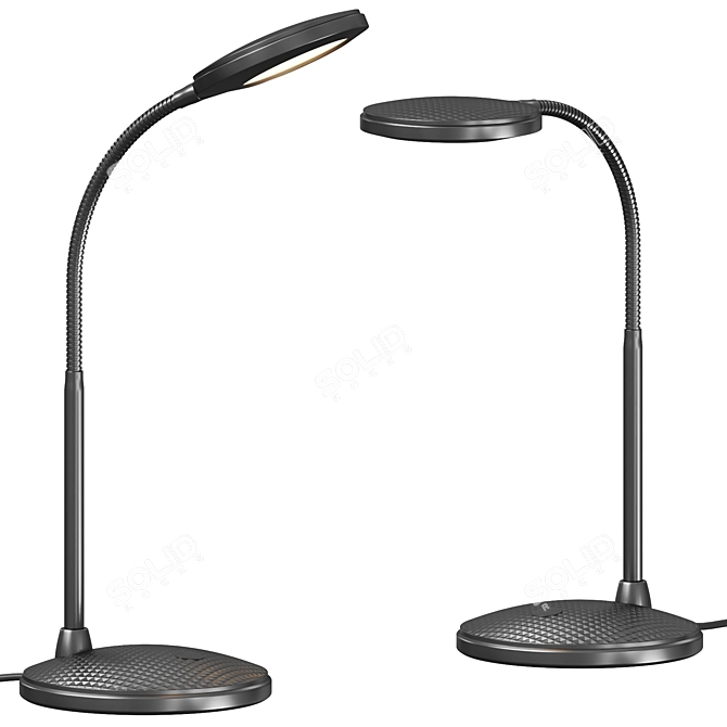 Sleek Nordic Design Table Lamp 3D model image 1