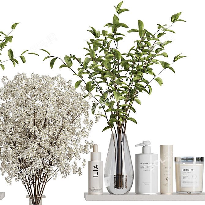 Modern Bathroom SetV22 2016 3D model image 4