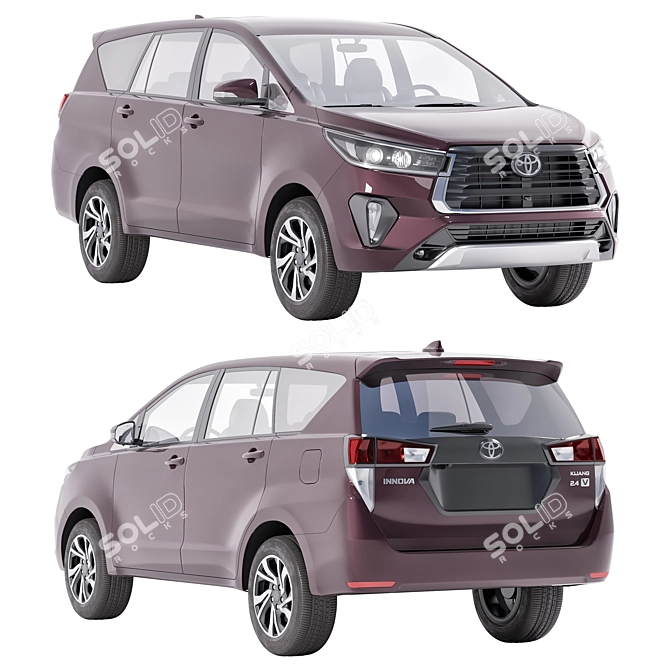 Toyota Kijang Innova Asset Pack 3D model image 1