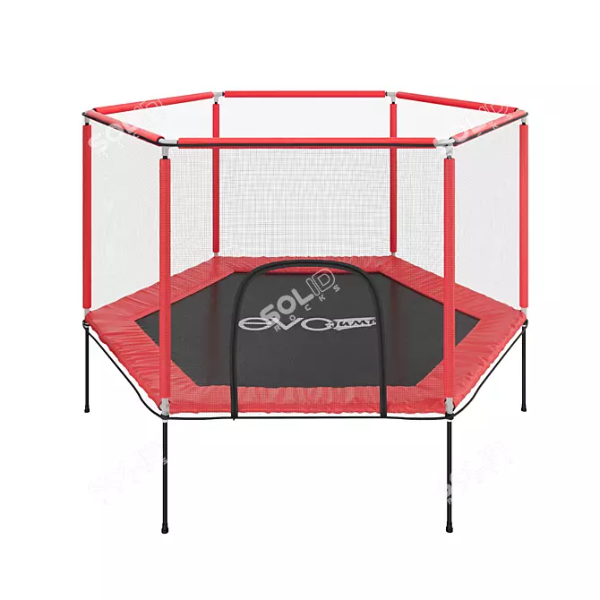 EVO JUMP Baby Trampoline-Manege 160cm 3D model image 1