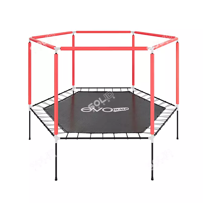 EVO JUMP Baby Trampoline-Manege 160cm 3D model image 2