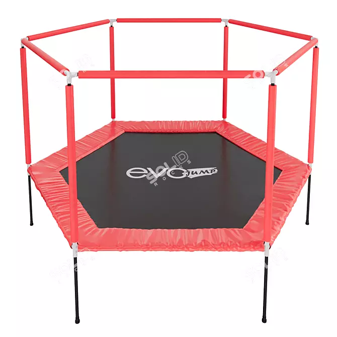 EVO JUMP Baby Trampoline-Manege 160cm 3D model image 6