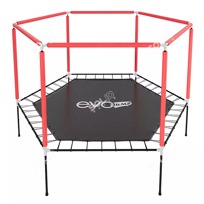 EVO JUMP Baby Trampoline-Manege 160cm 3D model image 9