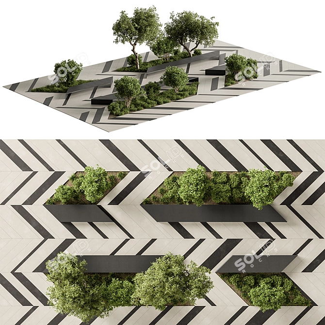 Cityscape - Urban Scenery Kit 3D model image 1