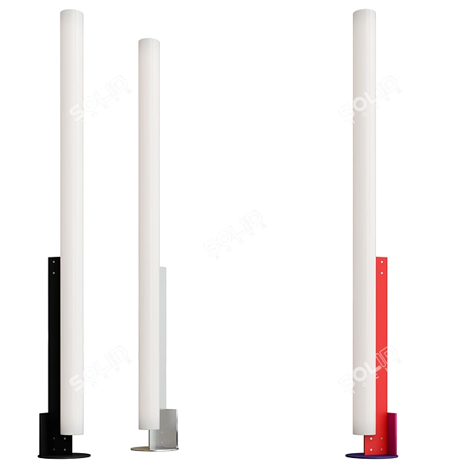 Designer LED Floor Lamp 2023 3D model image 1