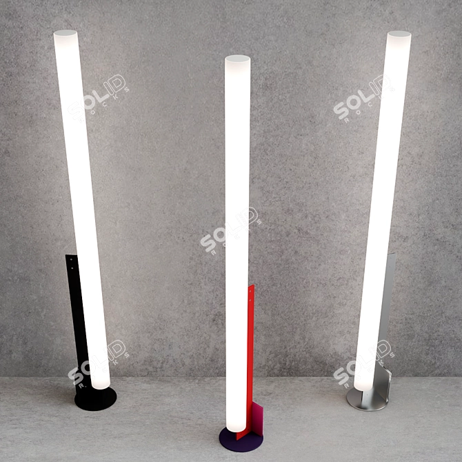 Designer LED Floor Lamp 2023 3D model image 3