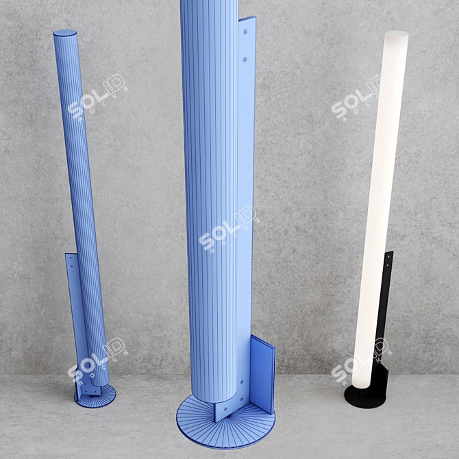 Designer LED Floor Lamp 2023 3D model image 4