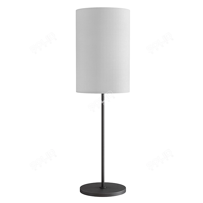 Elegant Idol Table Lamp 3D model image 1