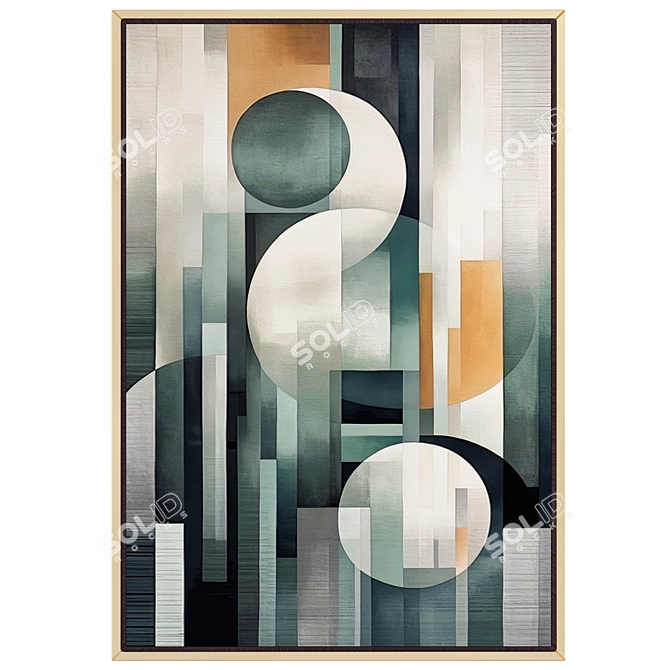 3D Wall Art Decor Model 3D model image 1