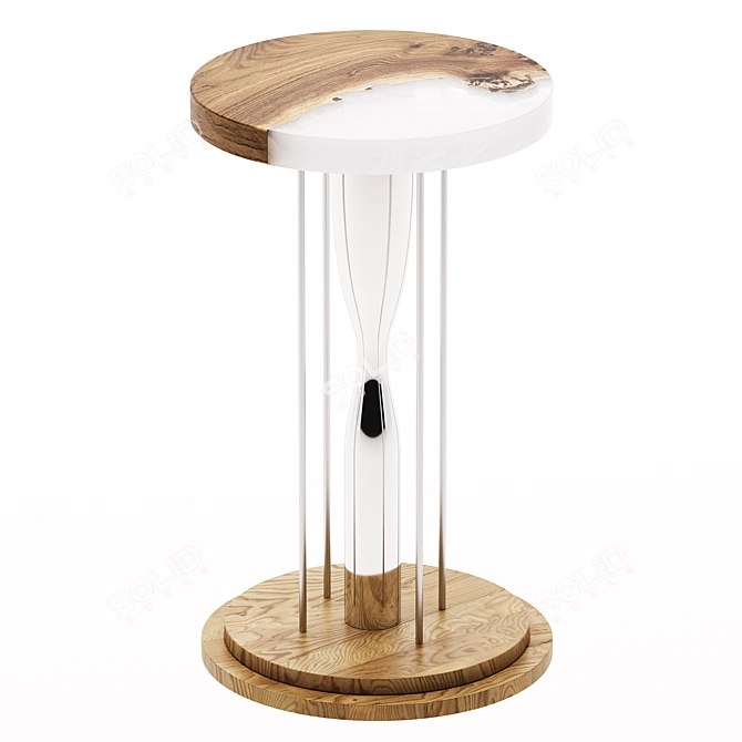 Epoxy Resin Sand Timer Table 3D model image 1