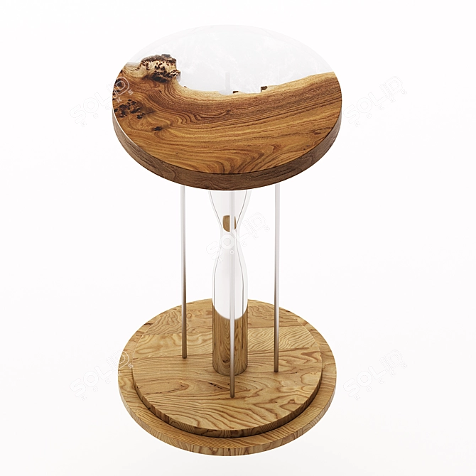 Epoxy Resin Sand Timer Table 3D model image 2