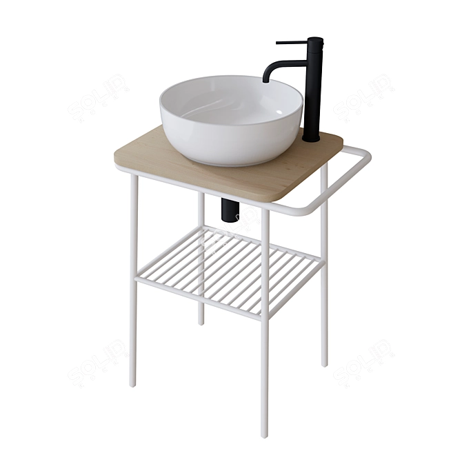 Scarabeo Ceramica Fuji 2 - Elegant Italian Design 3D model image 1