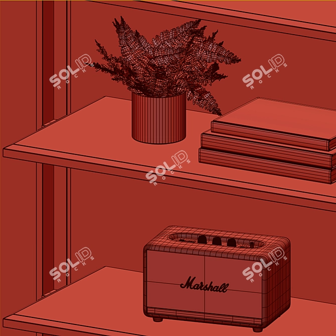 Dica Hogar Less Shelving System 3D model image 3