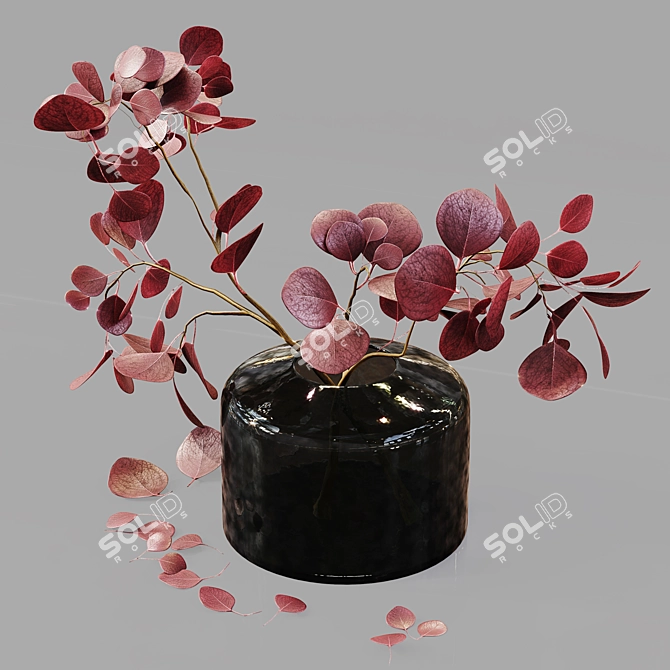 Lush Bouquet Indoor Plants Model 3D model image 3