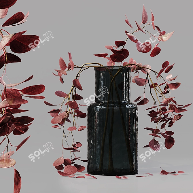 Lush Bouquet Indoor Plants Model 3D model image 4