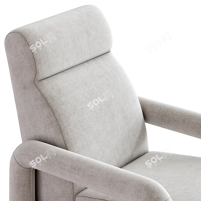 Modern Comfort Inez Recliner Furniture 3D model image 2