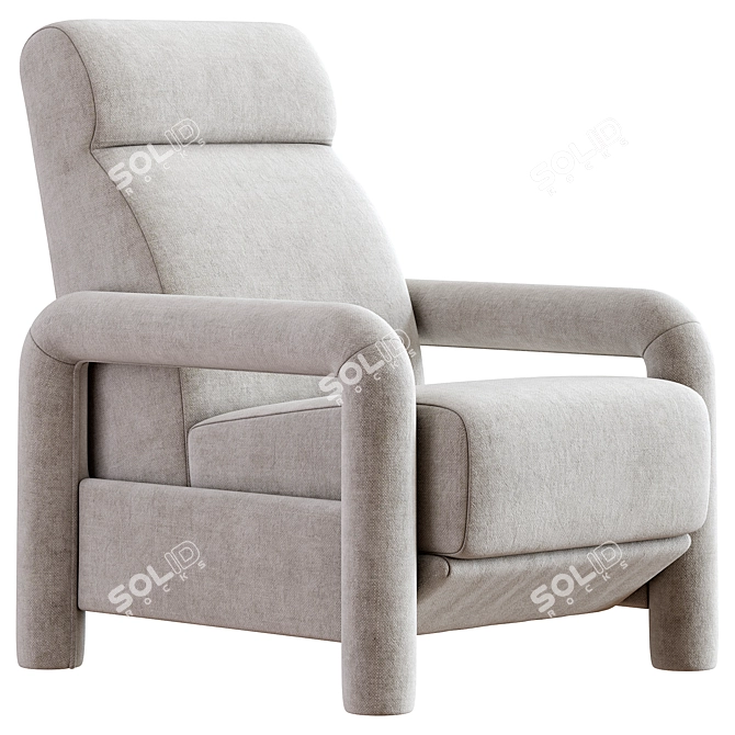 Modern Comfort Inez Recliner Furniture 3D model image 3