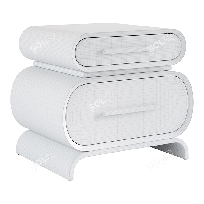 Elegant CASSINI End Table 3D model image 3