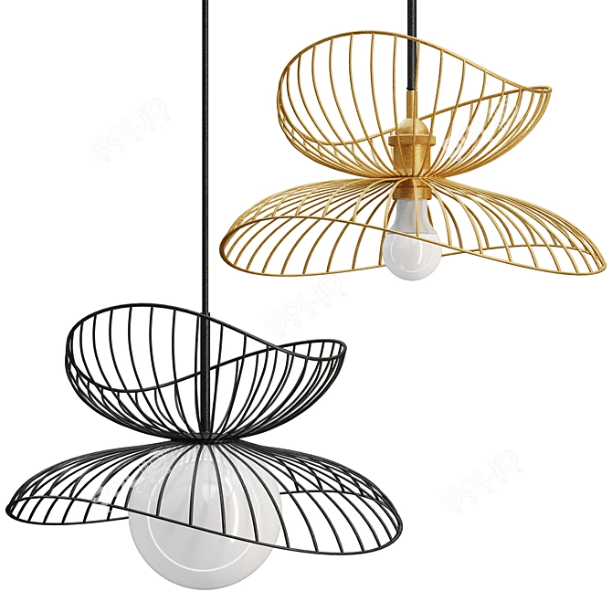 SIMRIS Pendant Light Max 2015 3D model image 1