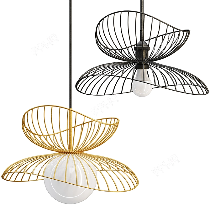 SIMRIS Pendant Light Max 2015 3D model image 2